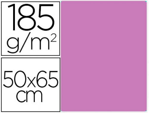 Cartolina guarro 50x65 cm 185 gr malva , Guarro , 79851 , 3148950120045